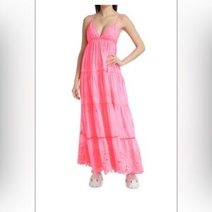 Farm rio Pink Maxi Dress